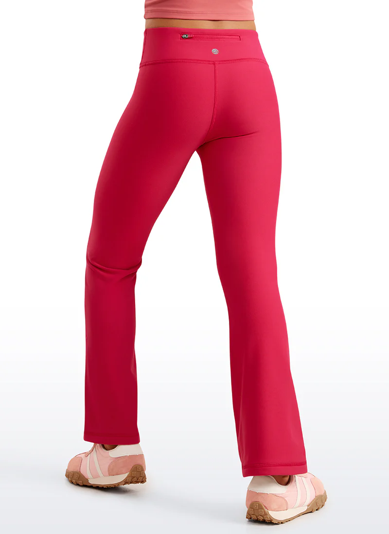 Thermal Fleece Lined Soft Girls Water Resistant Flare Leggings - Image 14