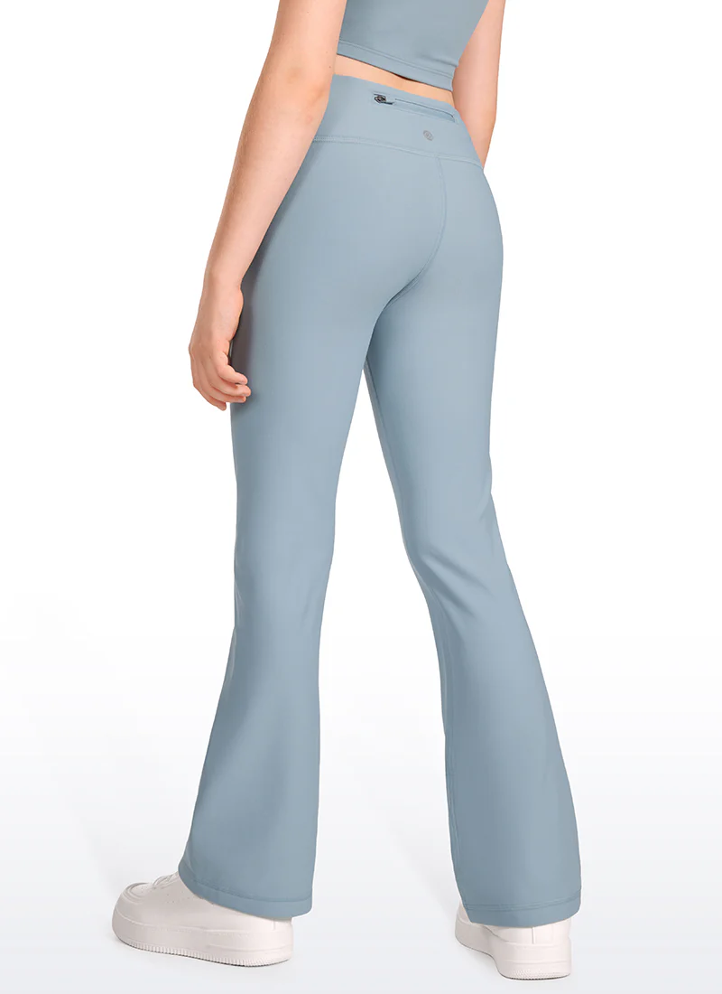 Thermal Fleece Lined Soft Girls Water Resistant Flare Leggings - Image 18