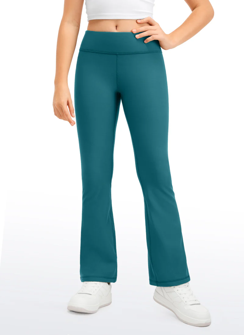 Thermal Fleece Lined Soft Girls Water Resistant Flare Leggings - Image 21