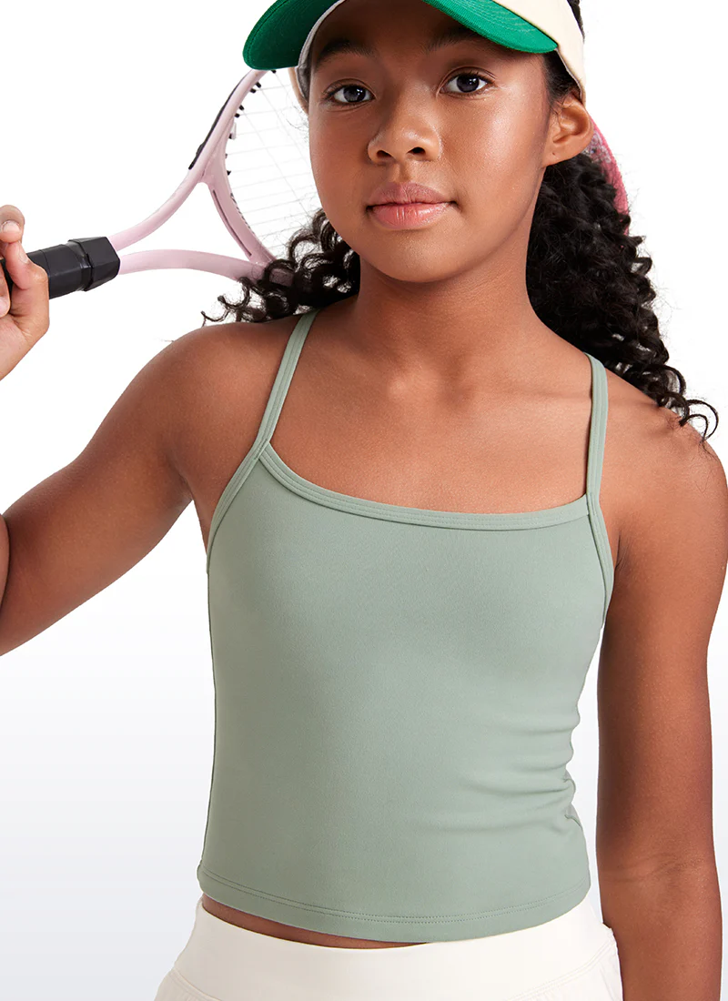 Butterluxe Girls Double Lined Y Back Tank Tops - Image 32