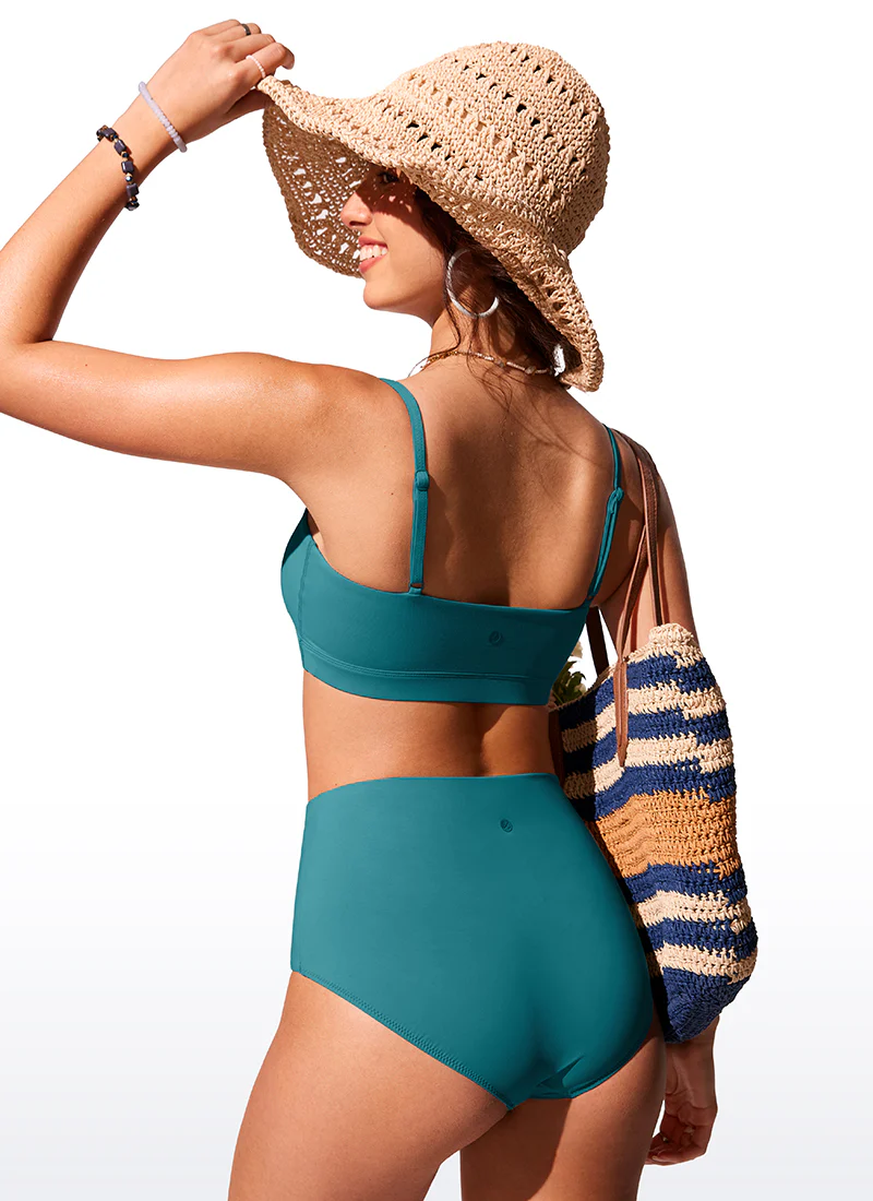 Adjustable Strap Padded Bikini Top - Image 2