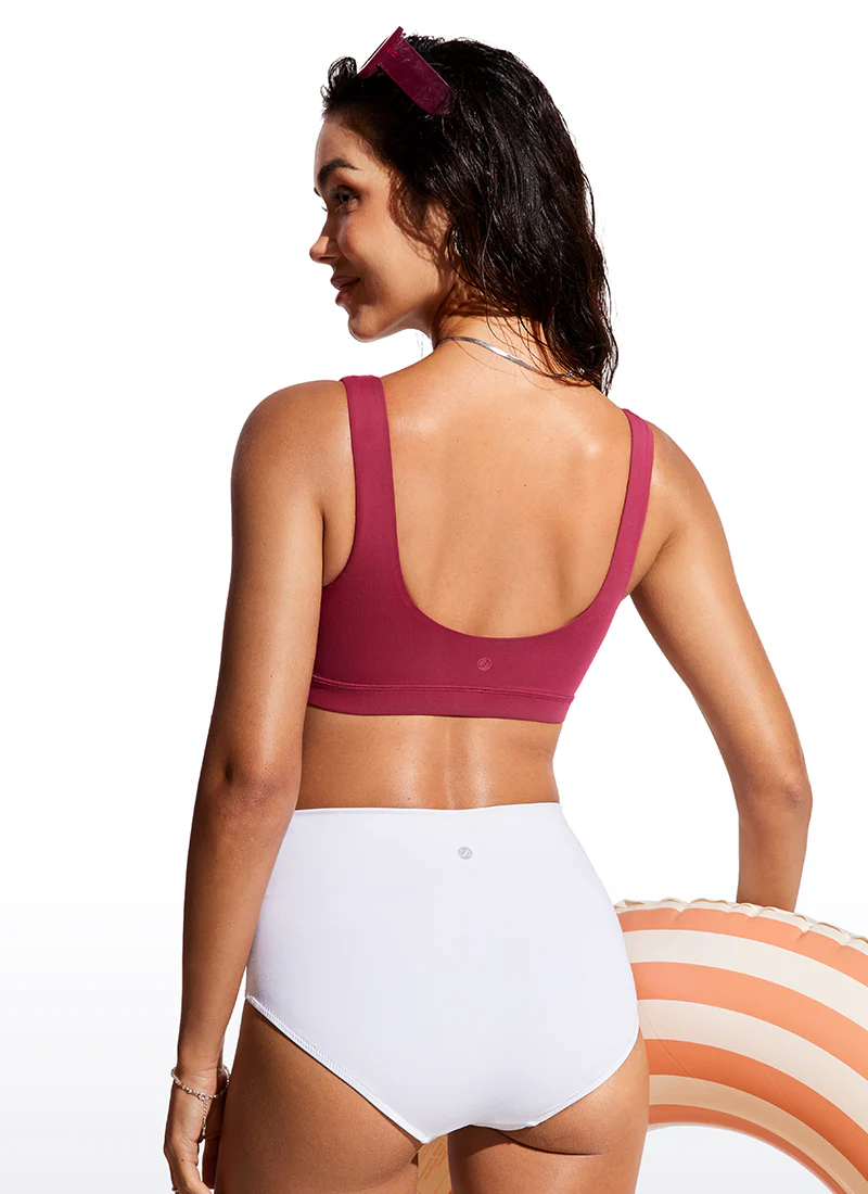 Sunshine Scoop Neck U Back Bikini Top - Image 24