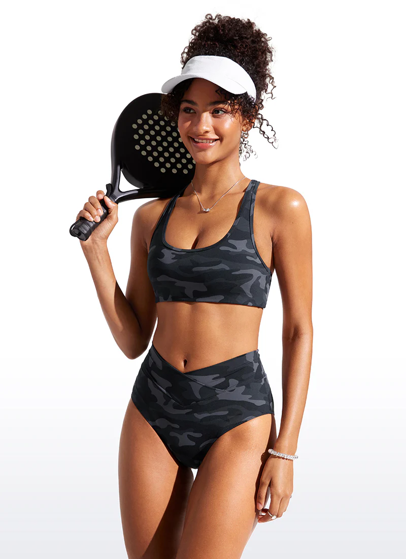 Sunshine U Neck Racerback Bikini Top - Image 20