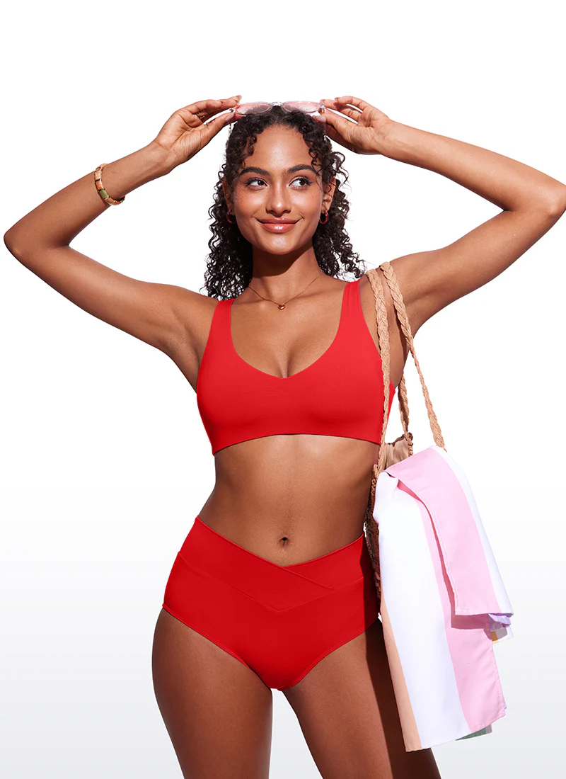 V Neck Bikini Padded Tops - Image 3