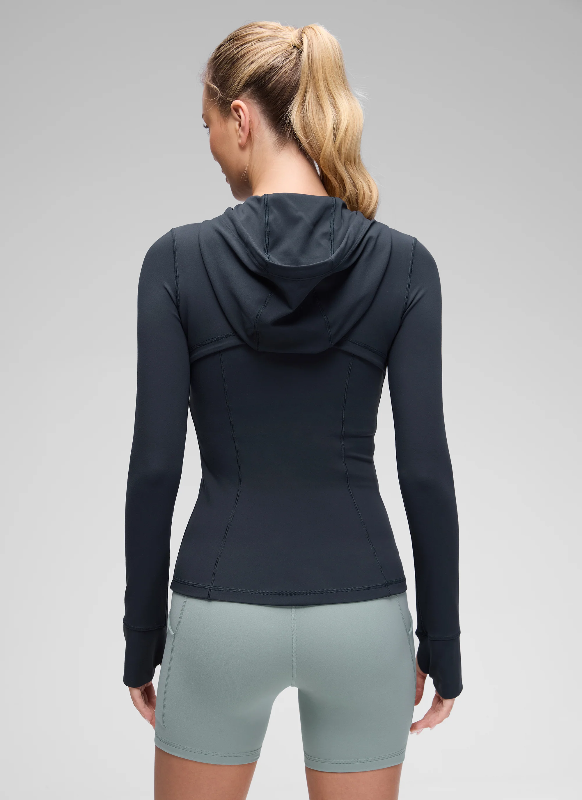 Butterluxe Zip Pocket ThumbHole Hoodie - Image 8