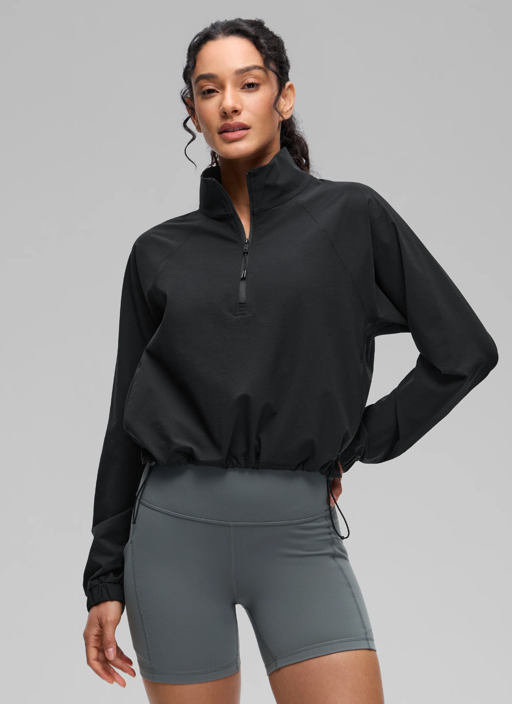 Half Zip Lightweight Pocket Long Sleeve - Image 13