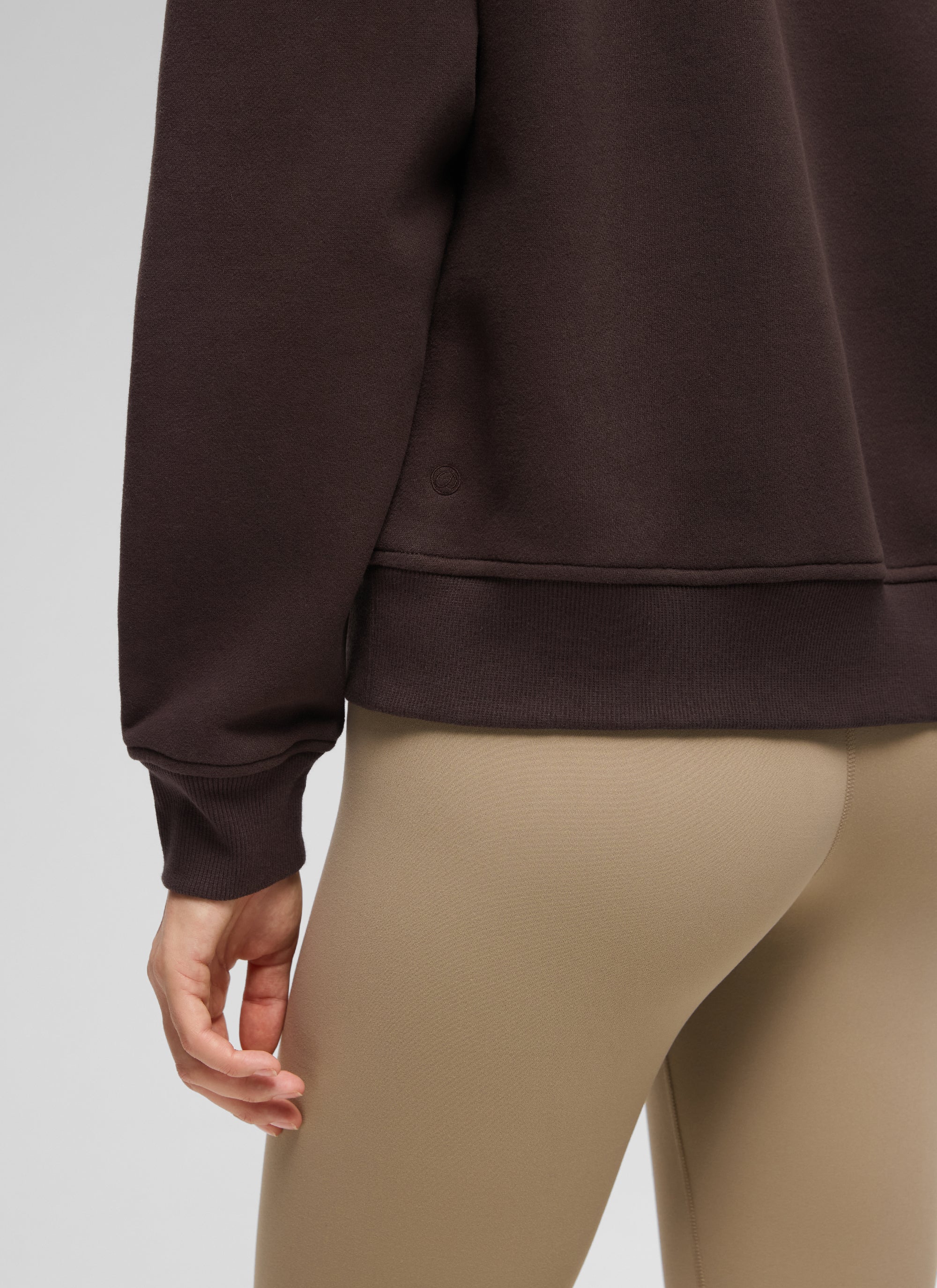 Fleece Lined Half Zip Funnel neck Sweatshirt - Image 29