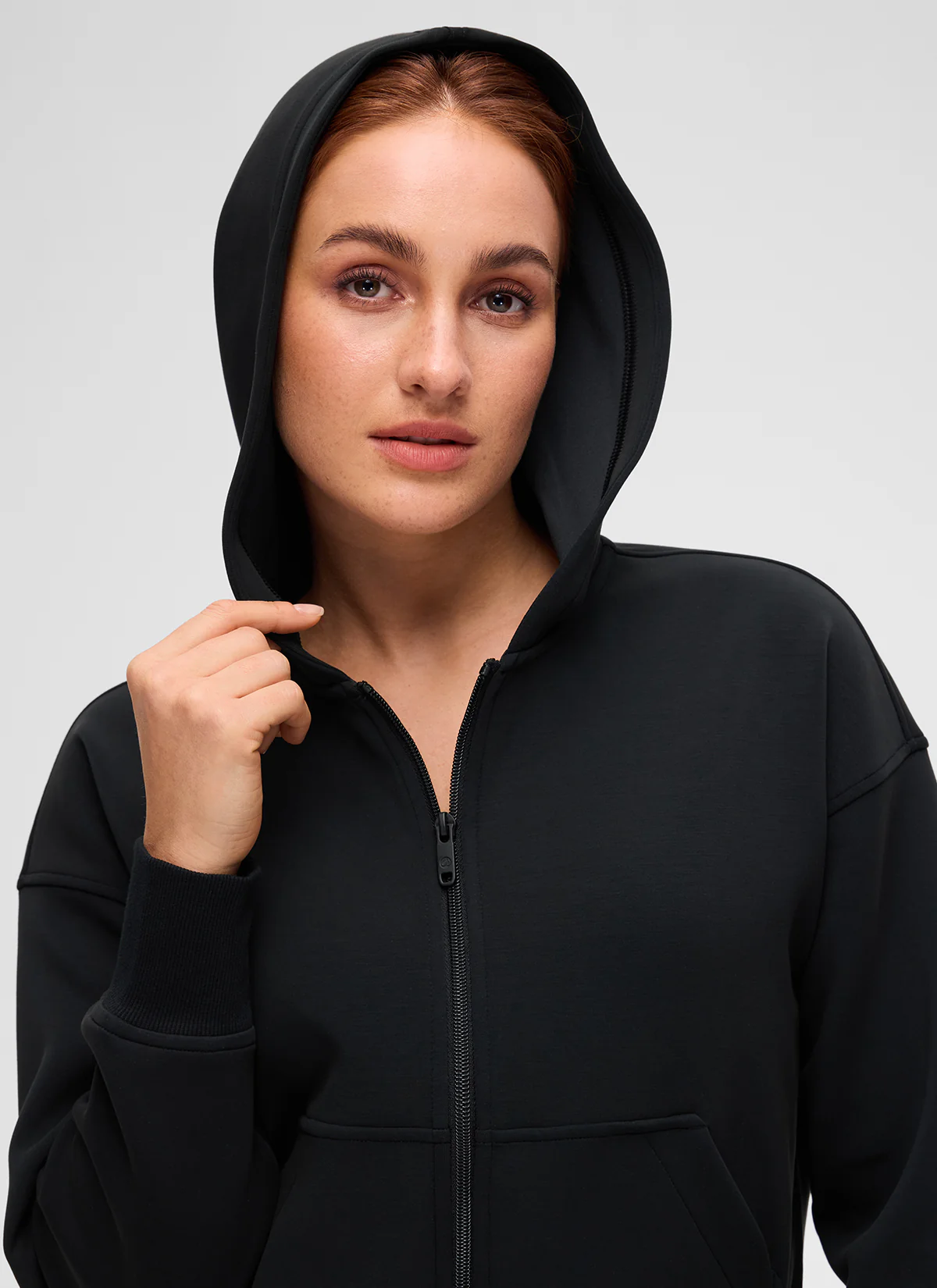 SoftAura Full Zip Waist Length Hoodie - Image 10