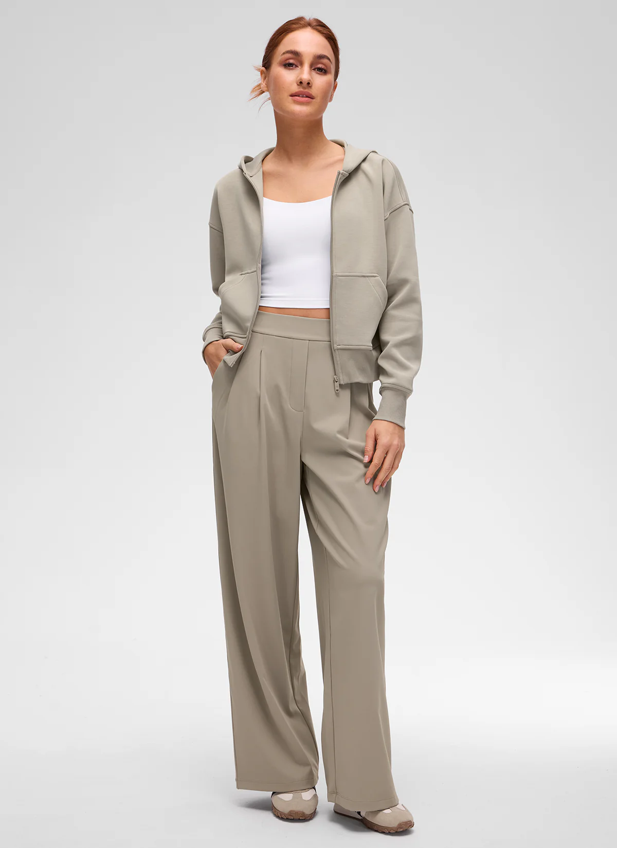 SoftAura Full Zip Waist Length Hoodie - Image 17
