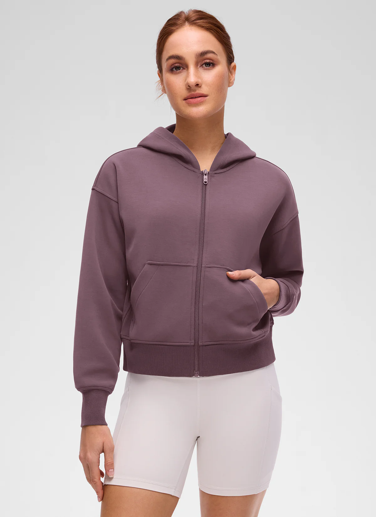 SoftAura Full Zip Waist Length Hoodie - Image 19