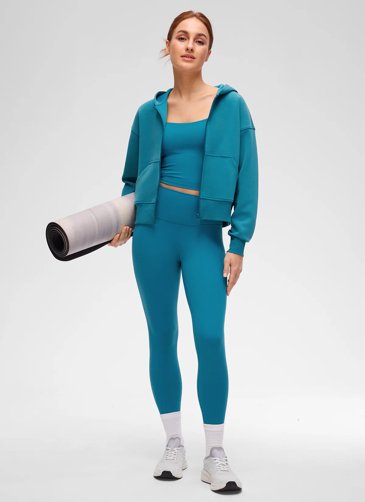 SoftAura Full Zip Waist Length Hoodie - Image 25