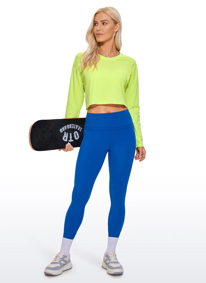 Pima Cotton Cropped Long Sleeve - Image 7