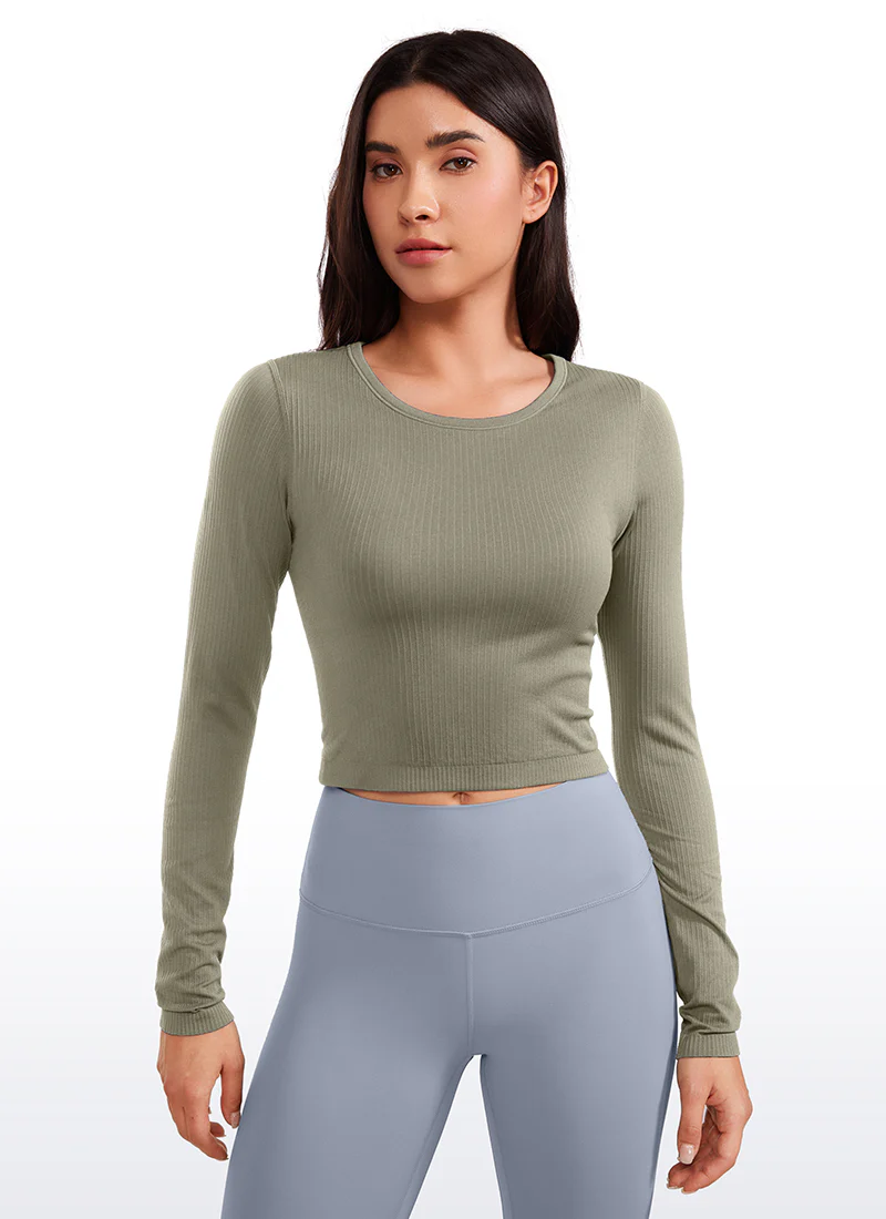 Seamless Double Lined Ribbed Long sleeve - Image 17