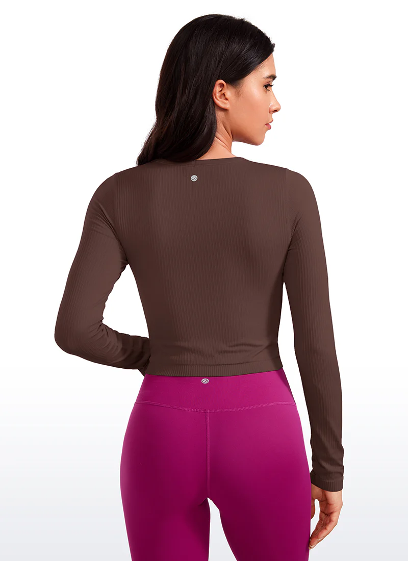 Seamless Double Lined Ribbed Long sleeve - Image 2