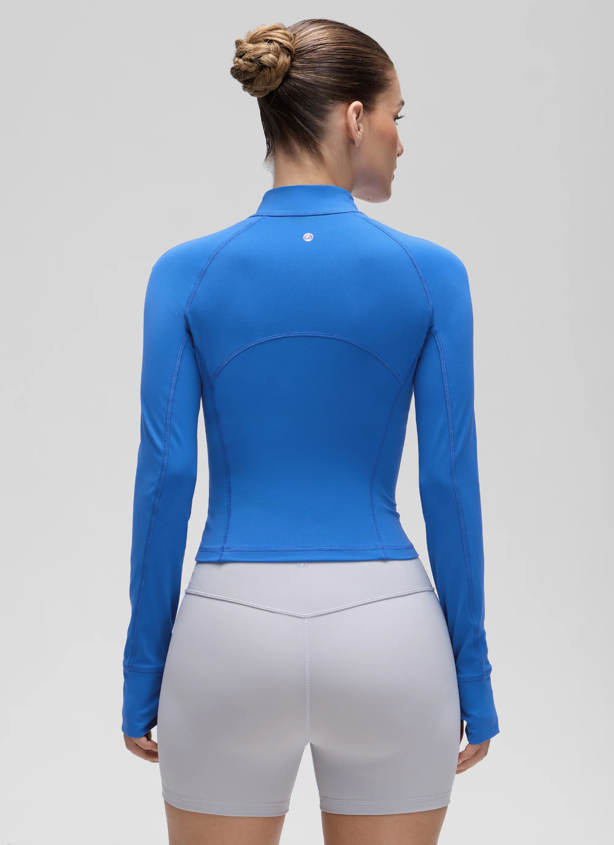 Butterluxe Half Zip Cropped Long Sleeve - Image 2
