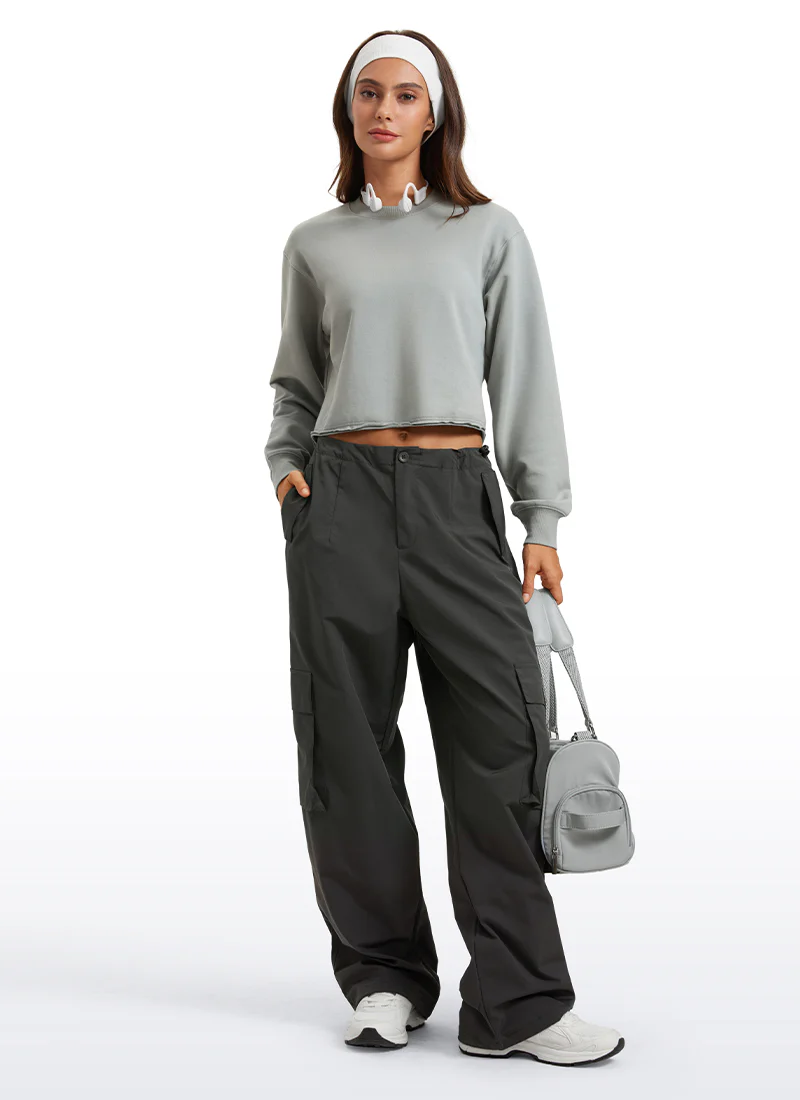 Amenity Double Raw Hem Sweatshirt - Image 34