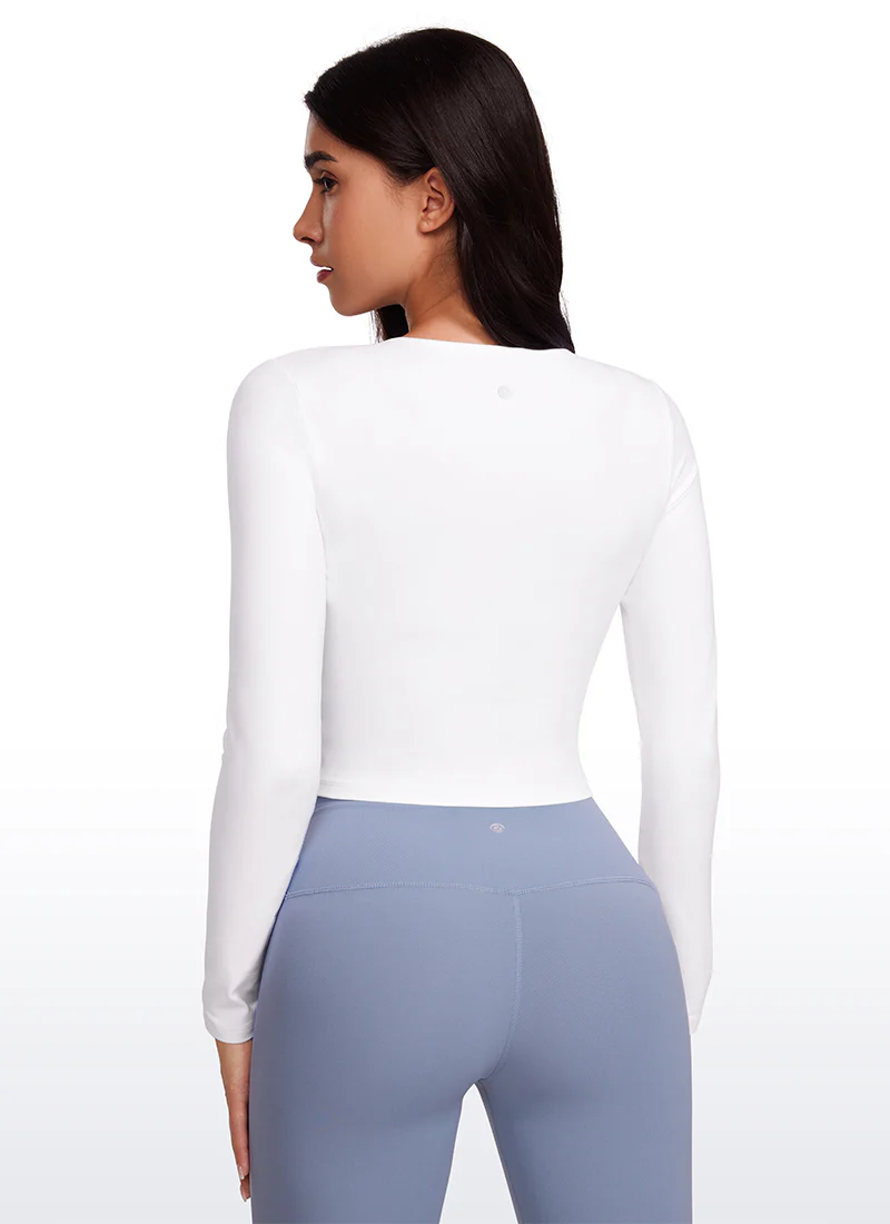 Butterluxe Front Seam Cropped Long Sleeve - Image 13