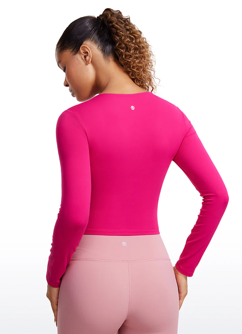 Butterluxe Front Seam Cropped Long Sleeve - Image 20