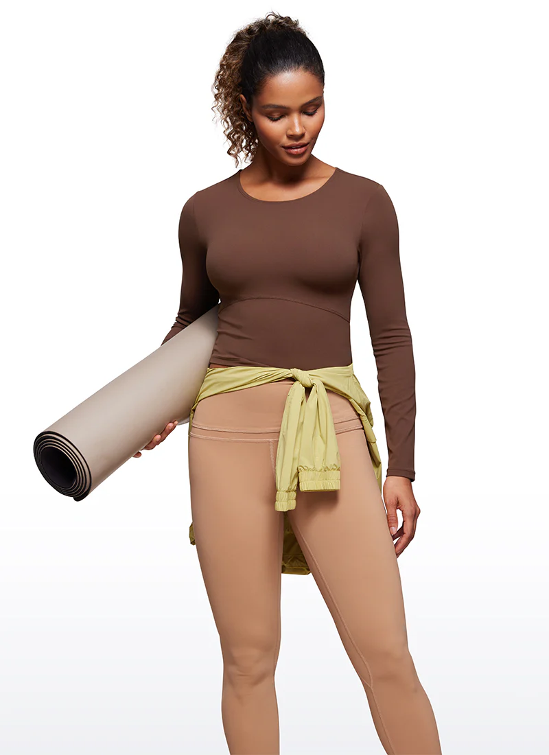 Butterluxe Front Seam Cropped Long Sleeve - Image 3