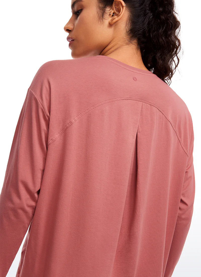 Pima Cotton Long Sleeves Crew Neck - Image 16