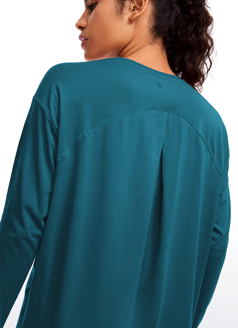 Pima Cotton Long Sleeves Crew Neck - Image 20