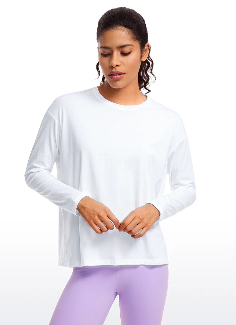 Pima Cotton Long Sleeves Crew Neck - Image 21