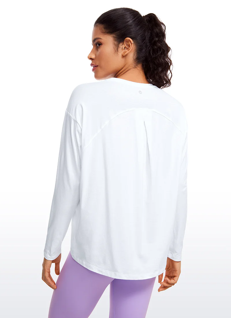 Pima Cotton Long Sleeves Crew Neck - Image 22