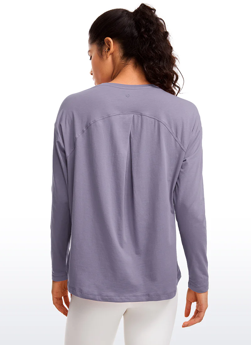 Pima Cotton Long Sleeves Crew Neck - Image 26