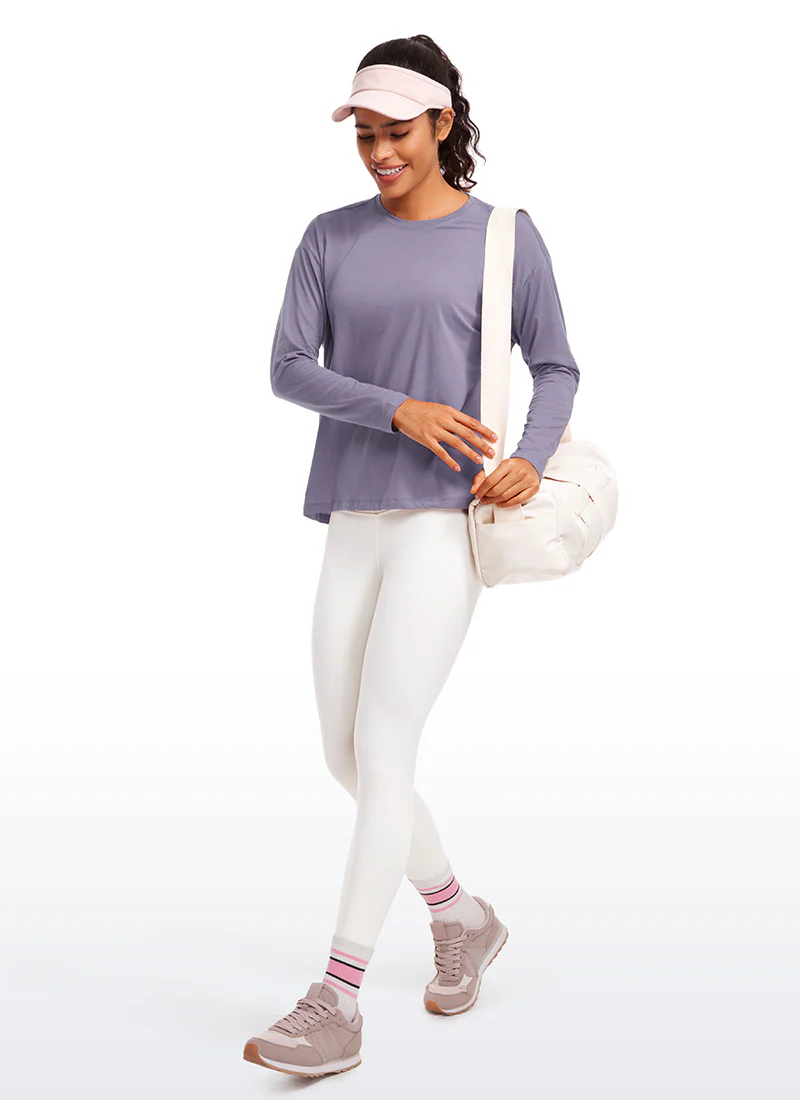 Pima Cotton Long Sleeves Crew Neck - Image 27