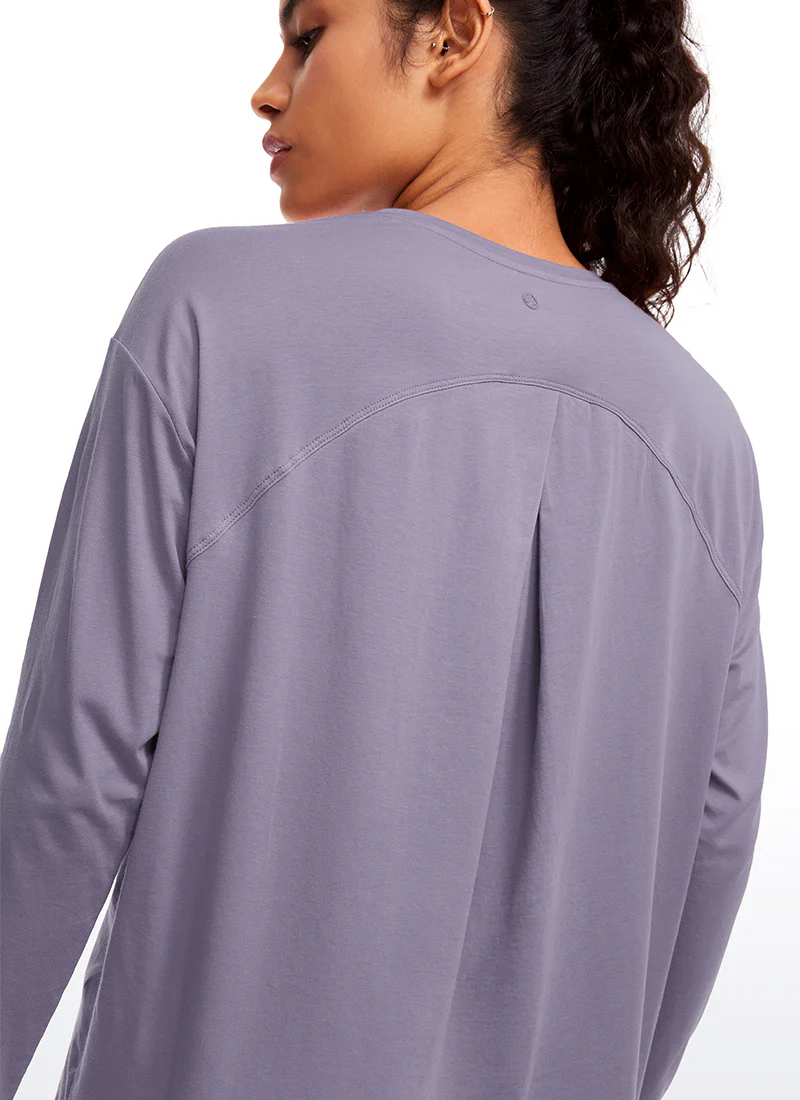 Pima Cotton Long Sleeves Crew Neck - Image 28