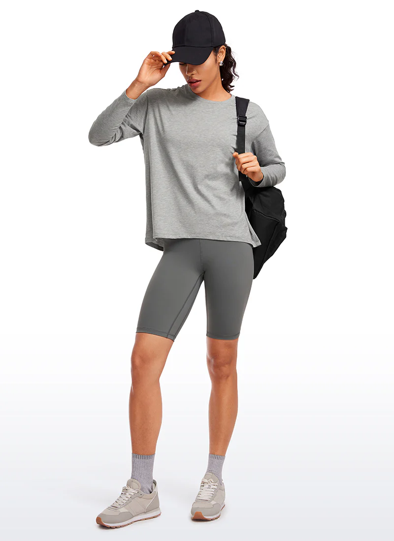 Pima Cotton Long Sleeves Crew Neck - Image 3
