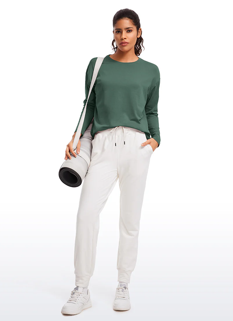 Pima Cotton Long Sleeves Crew Neck - Image 31