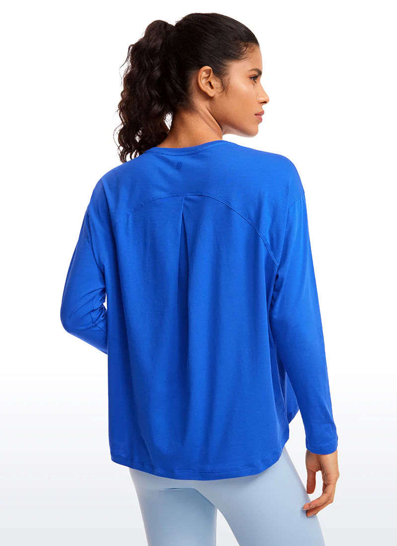Pima Cotton Long Sleeves Crew Neck - Image 37