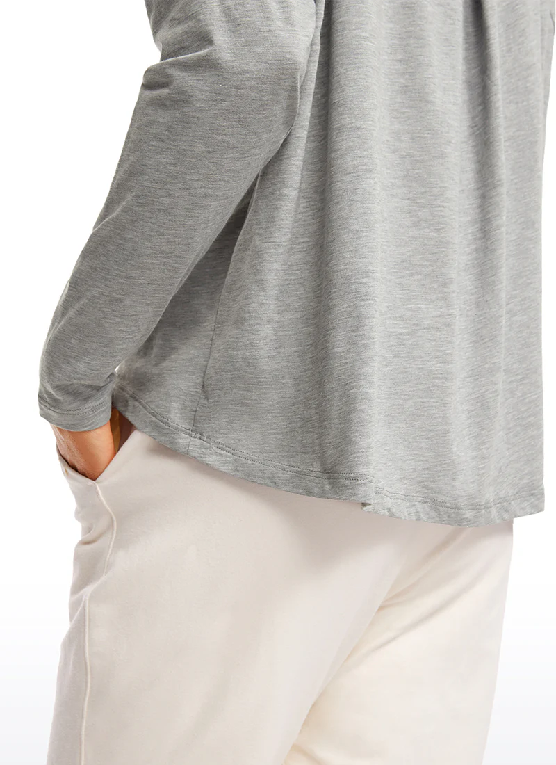 Pima Cotton Long Sleeves Crew Neck - Image 4