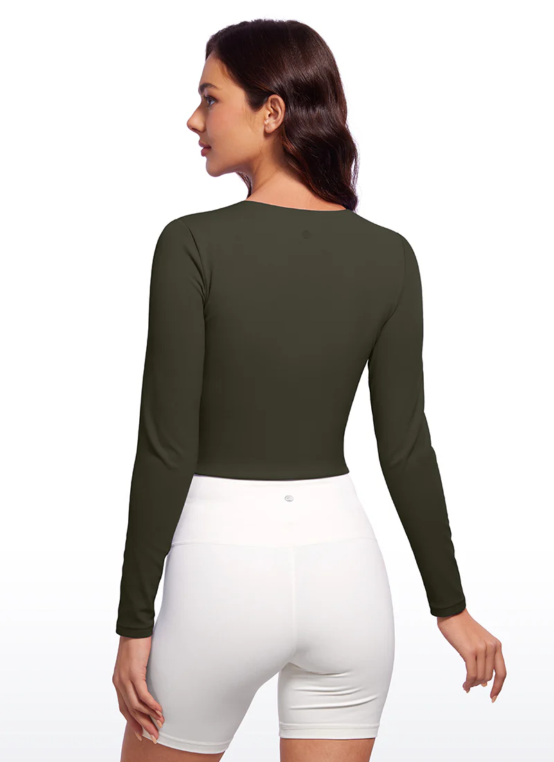 Butterluxe Double Lined Cropped Long Sleeve - Image 18