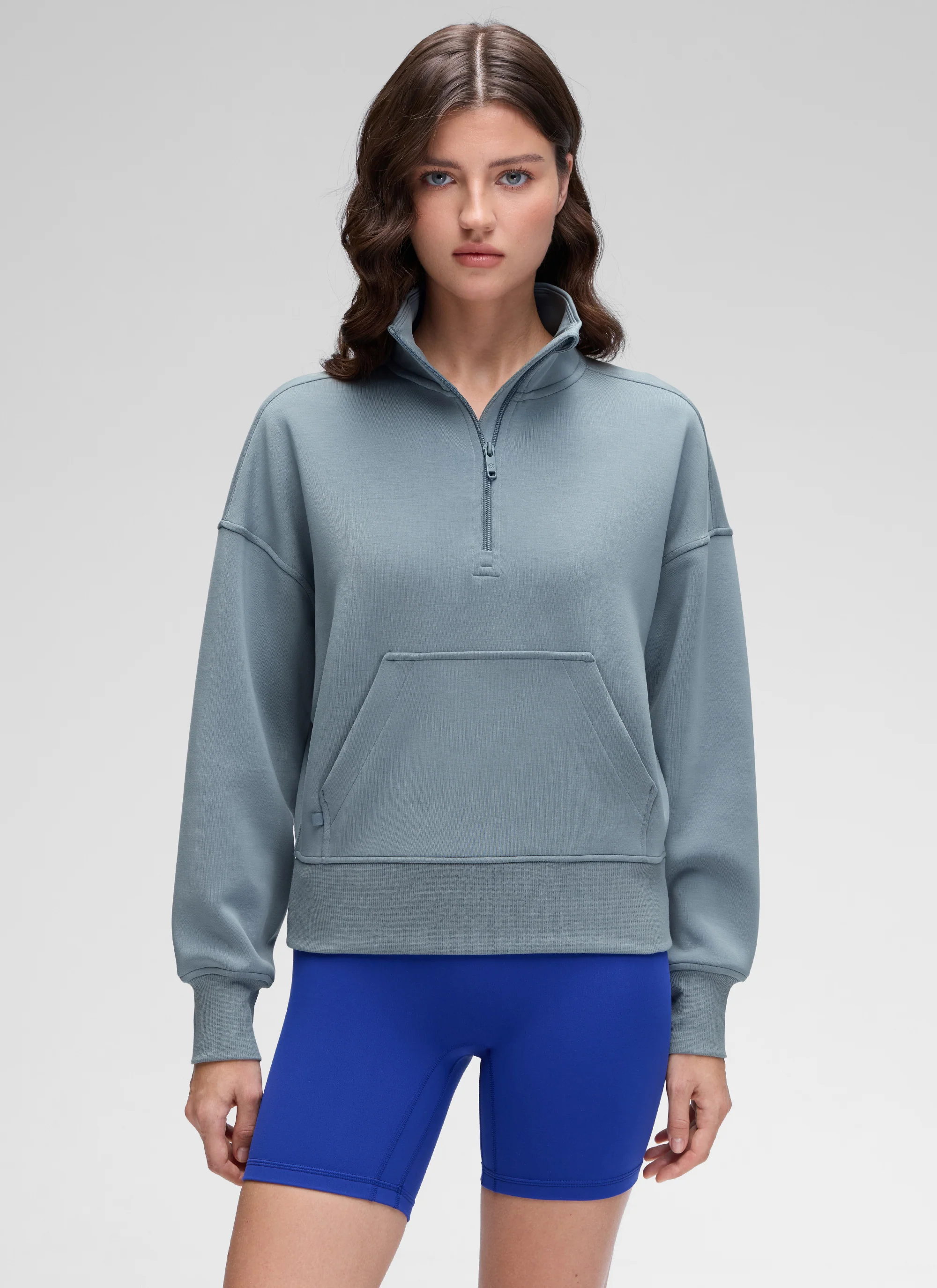 SoftAura Half Zip Pullover Sweatshirt - Image 32
