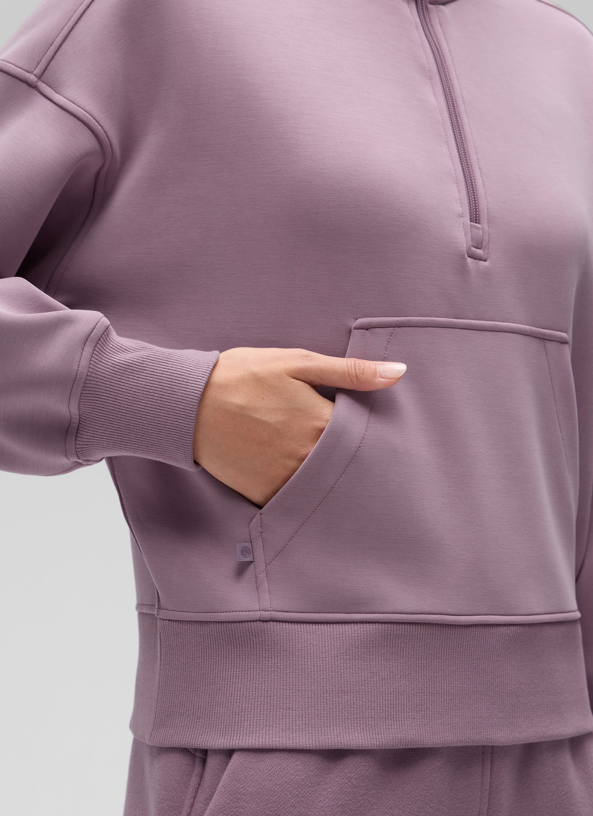 SoftAura Half Zip Pullover Sweatshirt - Image 42
