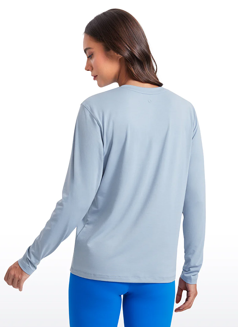 Workout Hip Length Crewneck Long Sleeve - Image 2