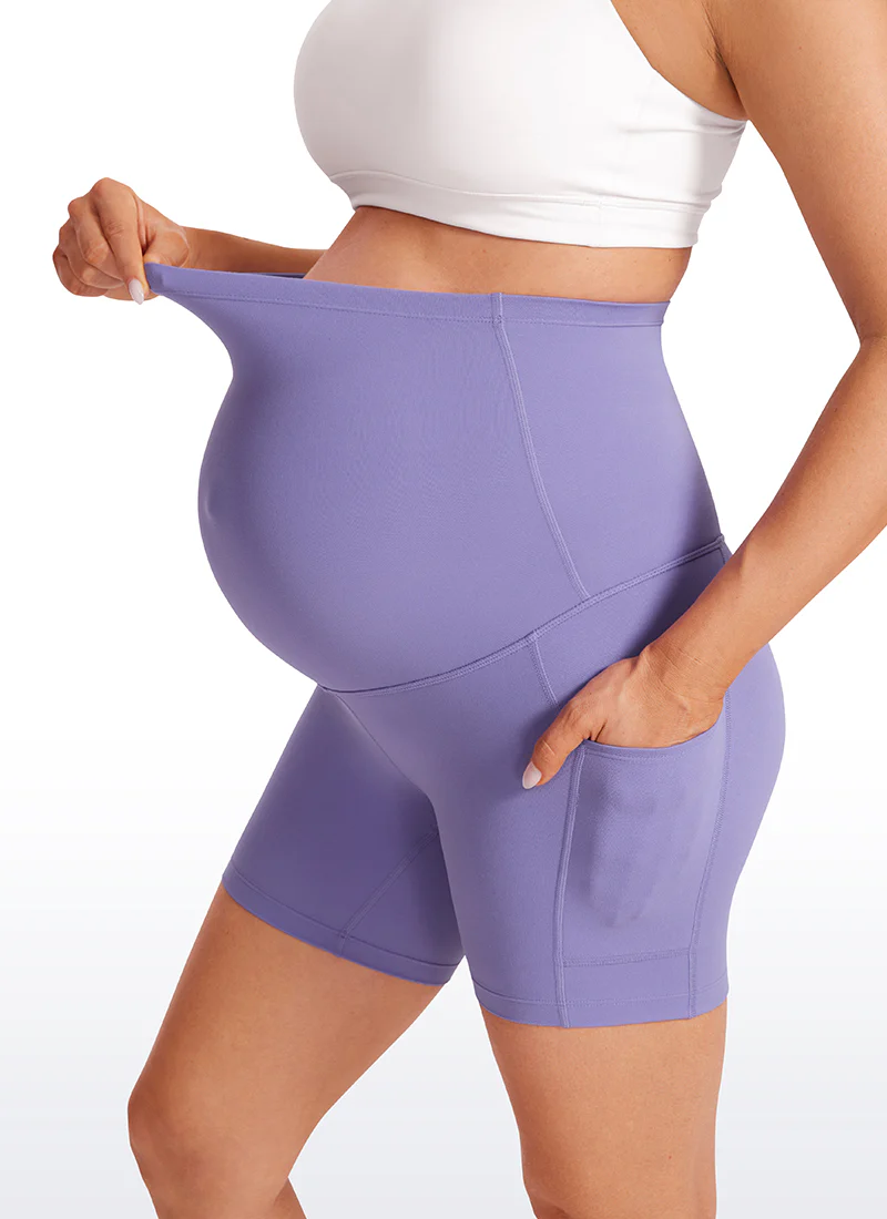 Butterluxe Maternity Pocket Shorts 5'' - Image 4
