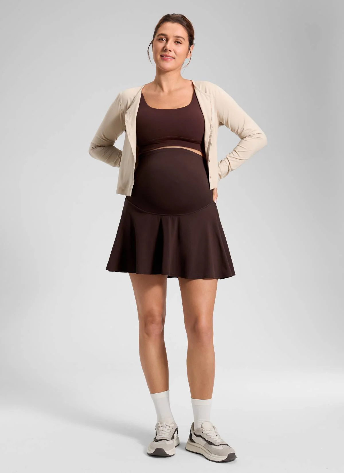 Butterluxe Maternity High Rise Skirt 14.5'' - Image 21