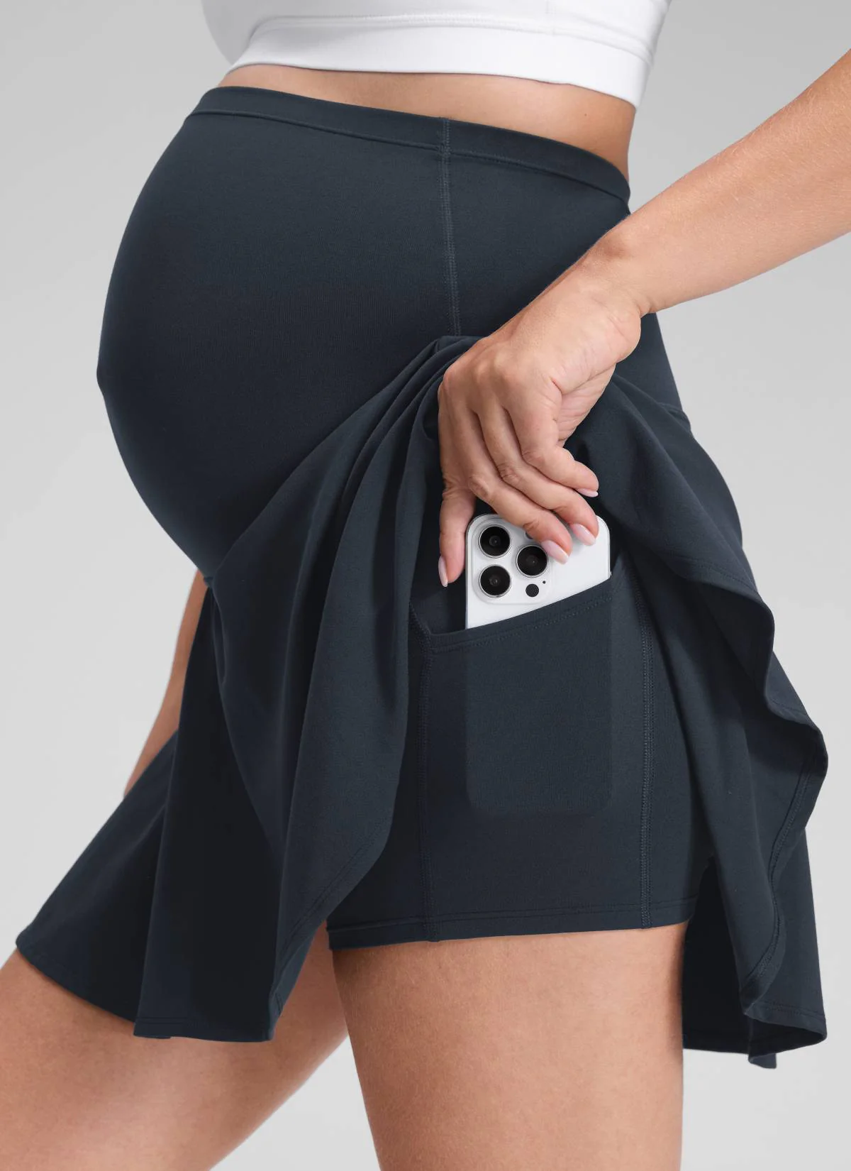 Butterluxe Maternity High Rise Skirt 14.5'' - Image 30