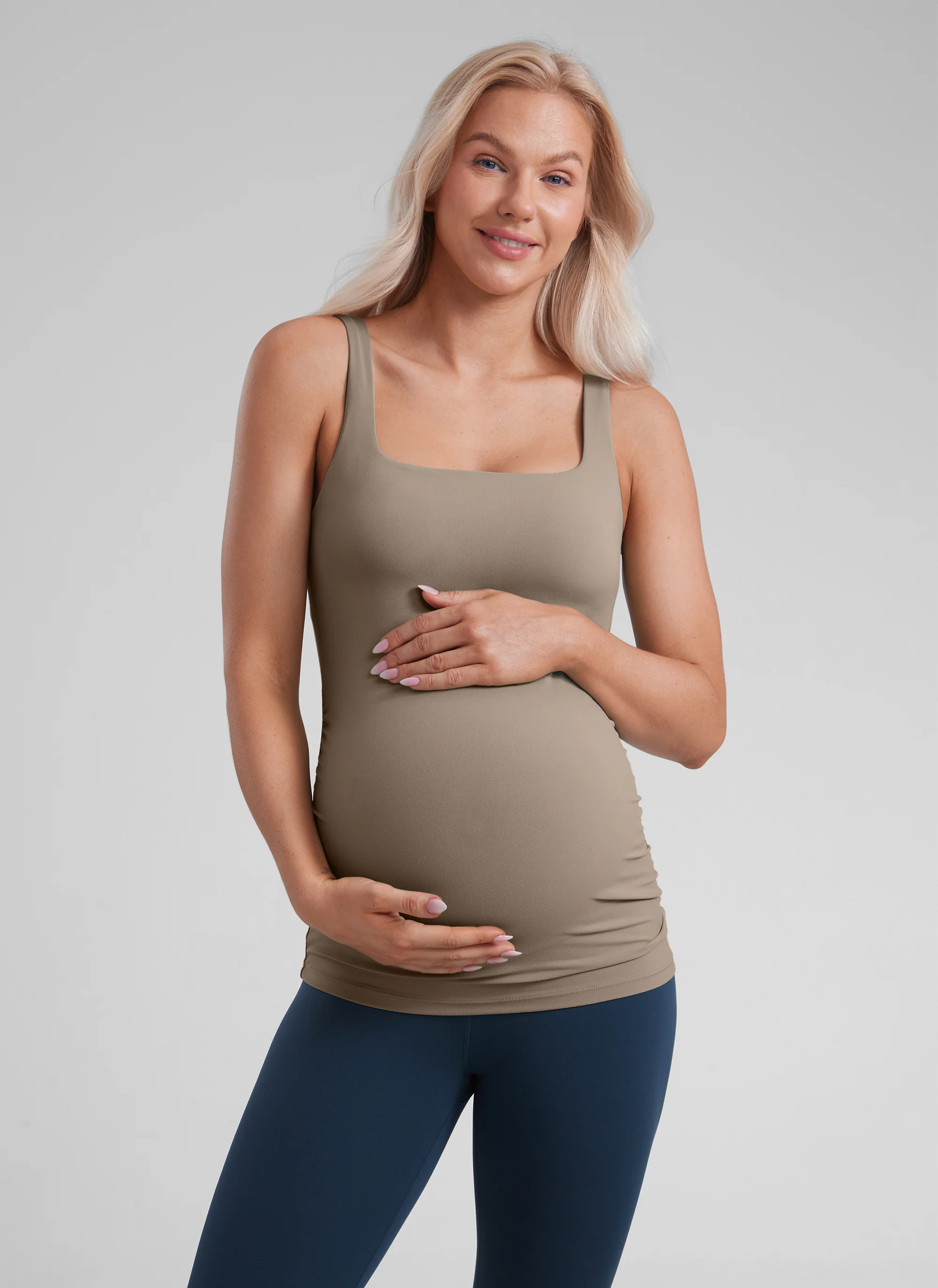 Butterluxe Maternity Built in Bra Tank - Image 28